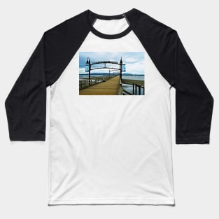 White Rock Pier Baseball T-Shirt